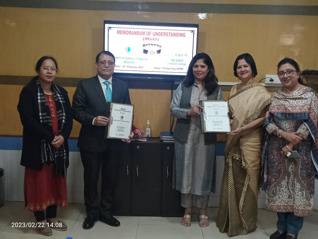 MoU signed with University of Science and Technology  in Meghalaya