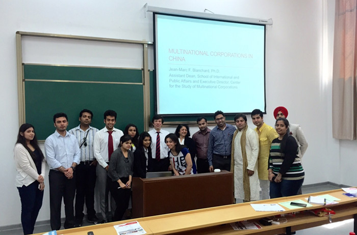 2. At the end of an exhaustive lecture session on Chinese MNCs