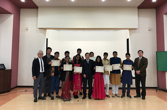 1. Students of Shiv Nadar School, Noida participate in Sakura Science Exchange Programme held in Ashikaga city, Japan, 25 Feb to 5 March. On invitation of Japan's Department of Science and Technology/Ashikaga Institute of Technology and facilitated by The Quest